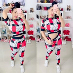 Tracksuits two pieces set